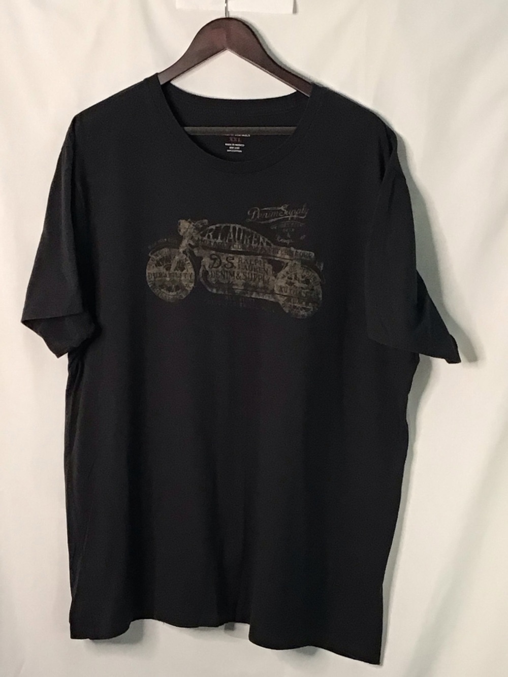 Denim & Supply Ralph Lauren faded Black Short-Sleeve Graphic Tee